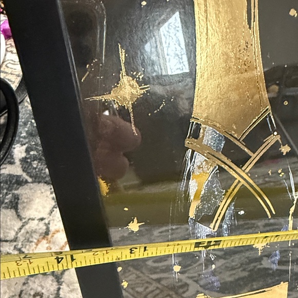 Hand embellished fashion gloss art wall - Picture 6 of 7